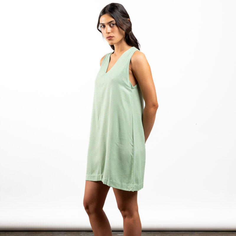 Vestido Toscana corto - Mint green