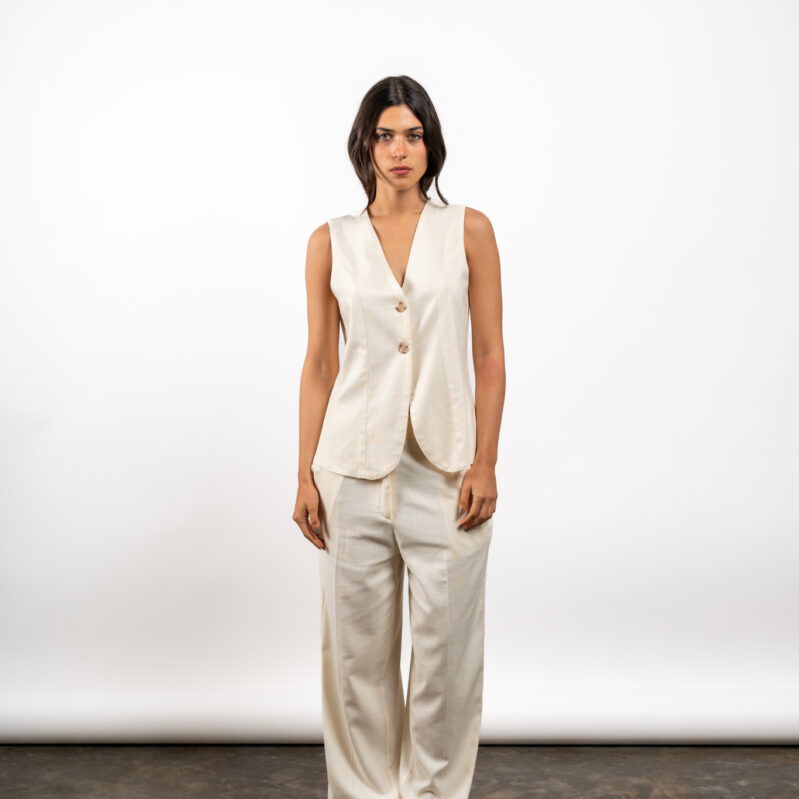 Chaleco Siena - Butter yellow