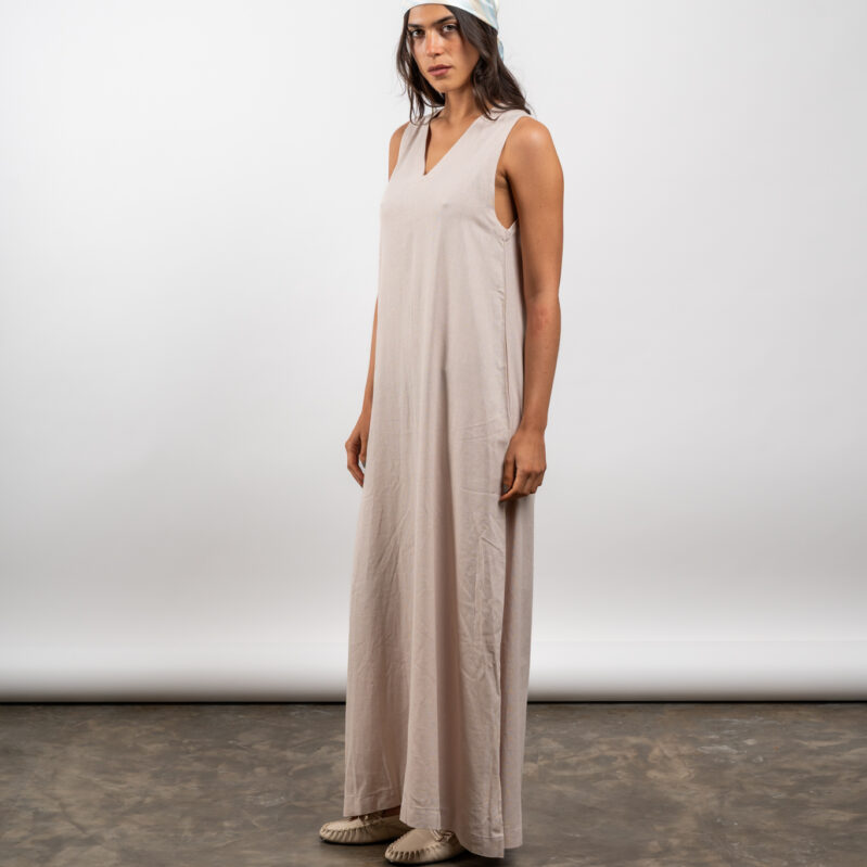 Vestido Toscana largo - Beige